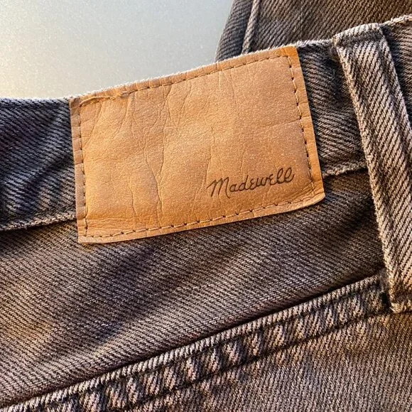 Madewell Balloon Jeans Denim Size 29 Black - Picture 6 of 8